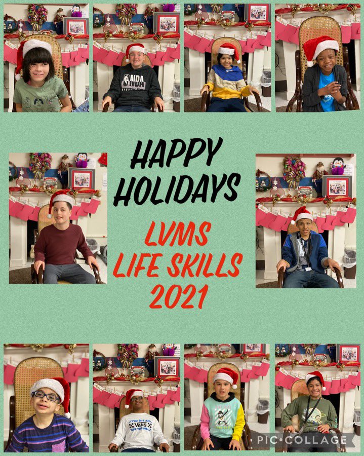 Happy Holidays from LVMS Life Skills ❤️💚☃️❄️ @GrahamLvms @laurenhermess <a href="/LakeviewMS/">Lakeview MS</a> #lifeskills