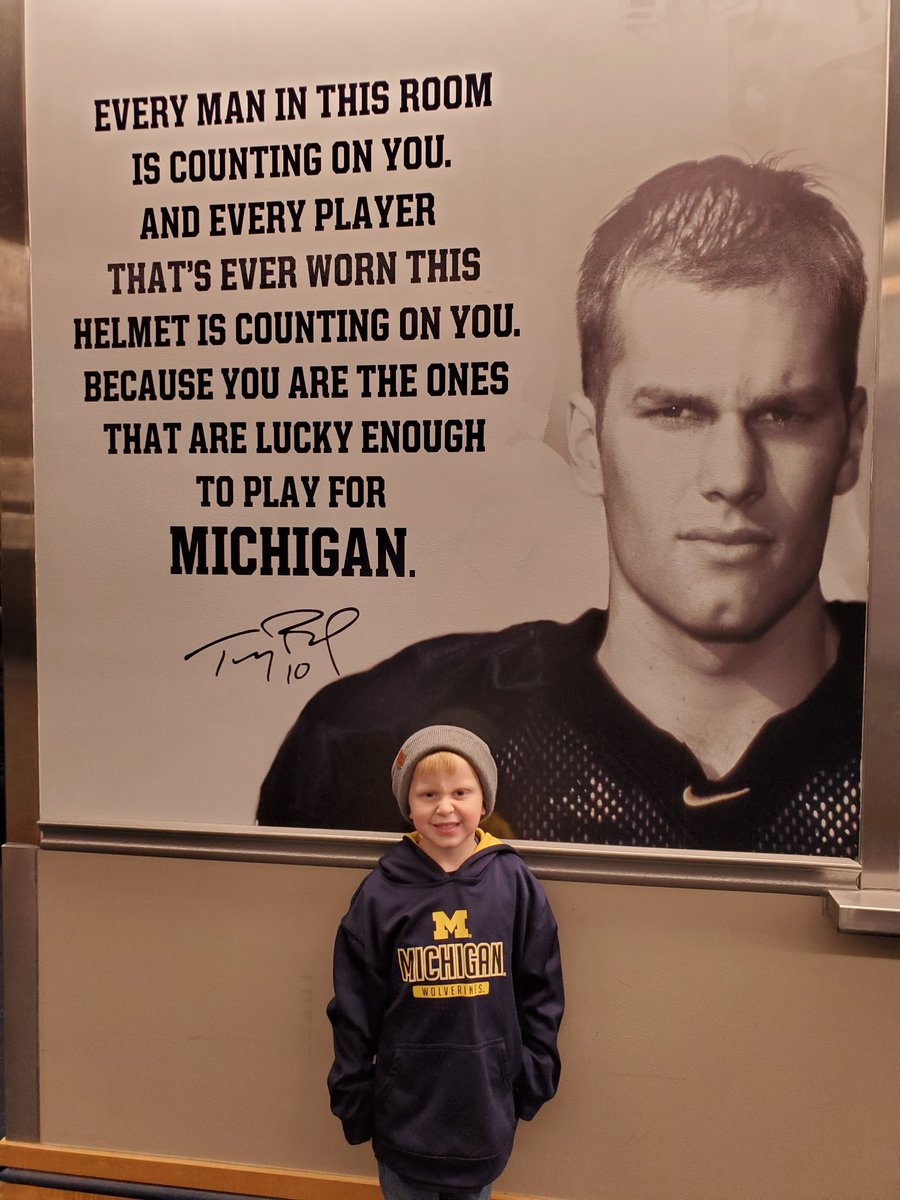 Our favorite wolverine <a href="/TomBrady/">Tom Brady</a> #BigTenChampionship