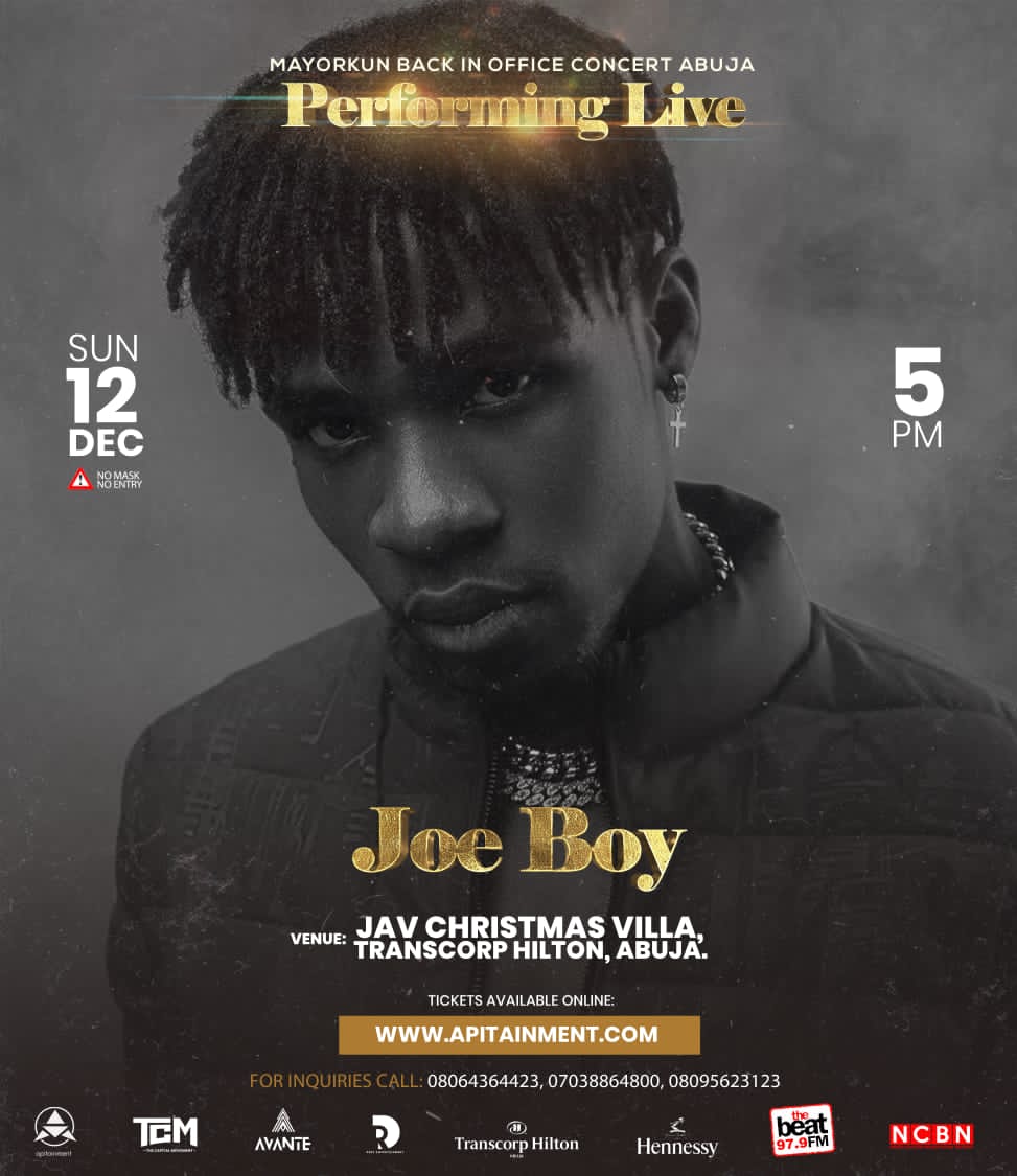 callmeMEJE's tweet photo. See formation wey mad!!!
Mayorkun Back In Office Concert is not here to play with y'all. π₯
Sunday 12th Dec na to shut everything down.
5pm. Be there
Jav Christmas Villa, Transcorp Hilton, Abuja.
TICKETS: ππΎ https://t.co/cHjtMGFtEu
#MayorkunLiveInAbuja
#backinofficeconcert https://t.co/yvD7LzEQ37