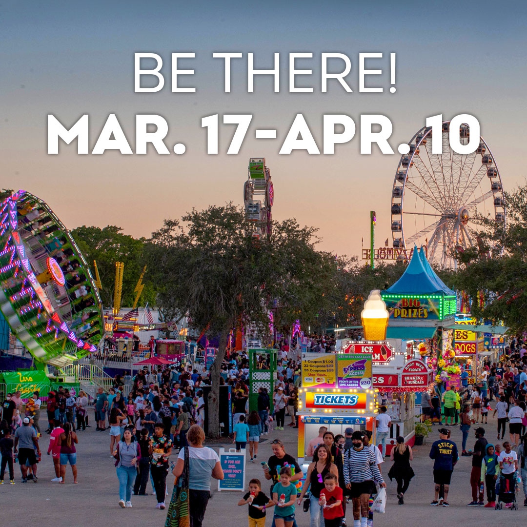 miamiyouthfair's tweet photo. The FUN returns in less than 100 days! You're invited to celebrate the 70th Anniversary of The Youth Fair. BE THERE! #MiamiYouthFair https://t.co/a2GkfQErW1