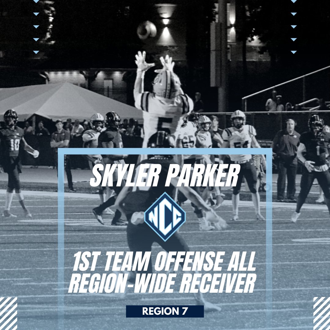 NCCEaglesFb's tweet photo. Congrats
@TreyPriester - Region 7 - 1st Team Off RB
@jadin_coates - Region 7 - 1st Team Off Athlete
@skylerp100 - Region 7 - 1st Team Off WR
@DenzelAlexandr3 - Region 7 - 1st Team Off OL https://t.co/pVzaca7F4X