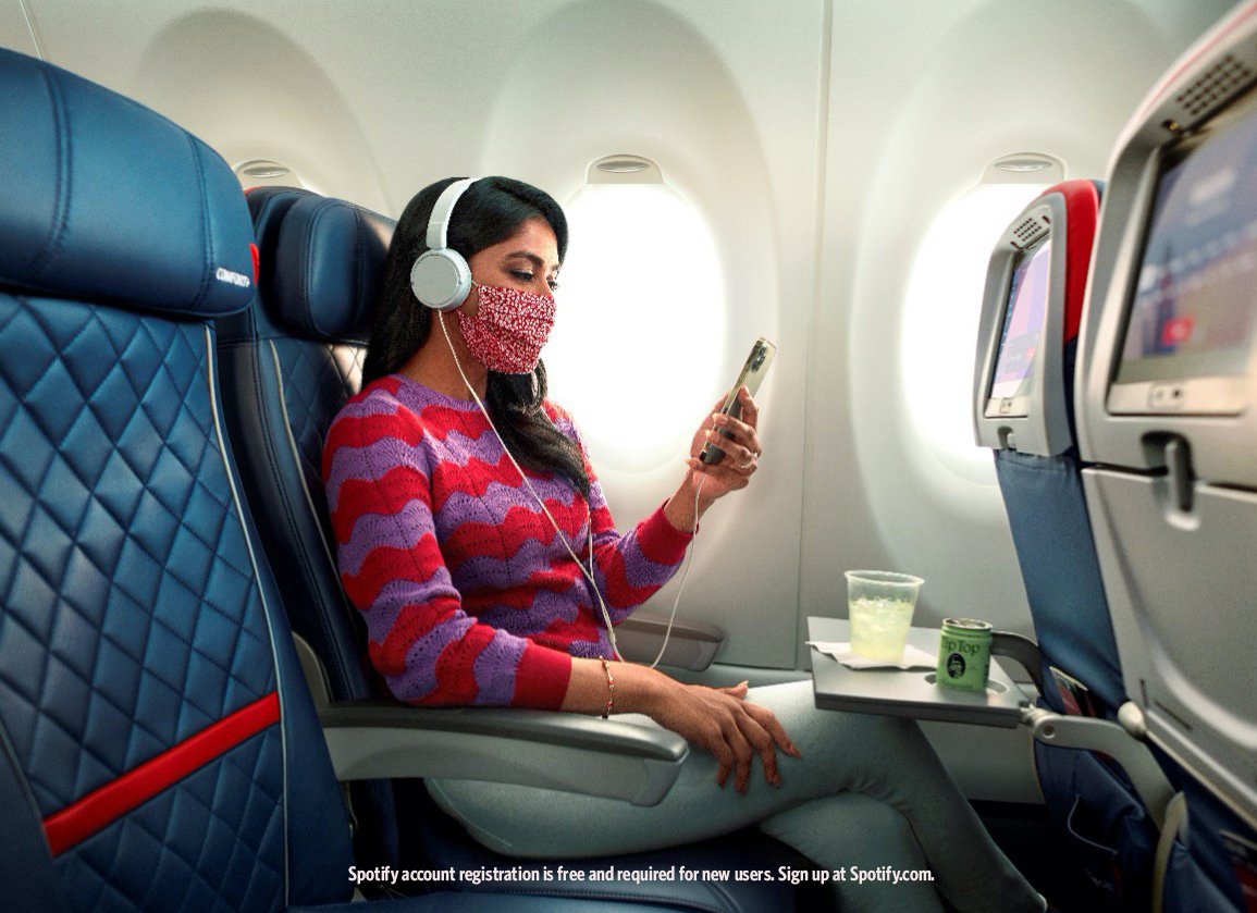 Our gift to you this season: Stream your own soundtrack in the skies 🎶 

Access <a href="/Spotify/">Spotify</a> via your personal device for free on Viasat-equipped flights through January 19, 2022.