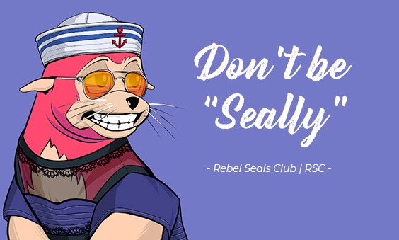 MagicFranky's tweet photo. I Like art and I like puns
 @rebelsealsnft #rebelseals https://t.co/o64KK6bTB9