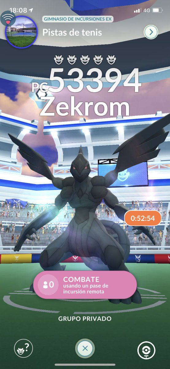 GoWady's tweet photo. Zekrom raid now!! Add me, my code is 8556 0275 2370. #PokemonGoRaid #ZekromRaid FIRST FIVE, BE ONLINE https://t.co/B5u3zb1rvj