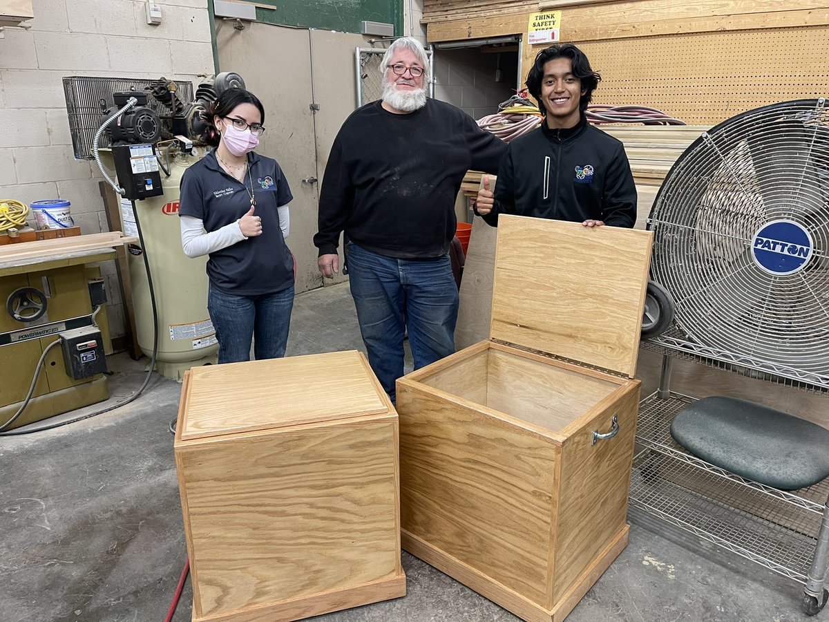 Luis Ramirez (@lramirez_mhs) on Twitter photo Thank you <a href="/MHS_Woodshop/">Montwood Woodshop</a> for our awesome robot transport boxes!! They came out beautiful. Canโt wait to roll up in these at our next competition! #WeBeforeMe #TeamSISD @MHSRobotics915 Thank you <a href="/MHS_Woodshop/">Montwood Woodshop</a> for our awesome robot transport boxes!! They came out beautiful. Canโt wait to roll up in these at our next competition! #WeBeforeMe #TeamSISD @MHSRobotics915