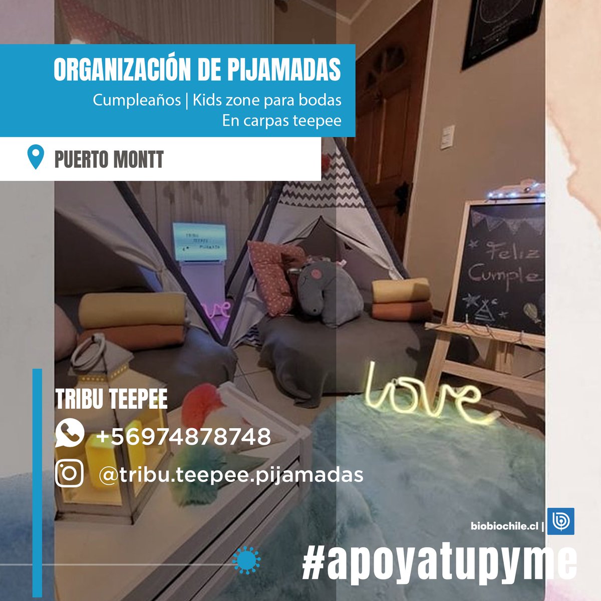 biobio's tweet photo. #PymeChallenge ¿tienes una pyme o conoces a alguien que la tenga? Compártela con nosotros por IG para poder ayudarlos y juntos apoyemos a los microempresarios💪
Por la gran cantidad de mensajes que recibimos no nos es posible responderles, pero leemos todas sus solicitudes. https://t.co/ywFDAWGDaS