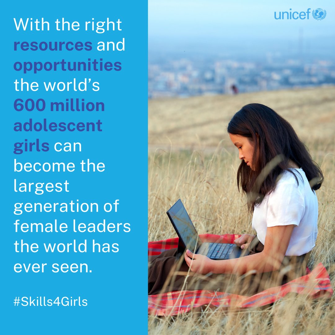 #Girls from Trinidad and Tobago, Kyrgyzstan, Jordan, Brazil, Niger and more lead the #Skills4Girls session at this year's #ChildYouthForum. Watch them here youtube.com/watch?v=olNu5G…

#CY21 
@AmdemkaelHelen @LaurenRumble2 @roeblez @shreyasi_jha @ShellyNAbdool @unicefprotects @UNICEF