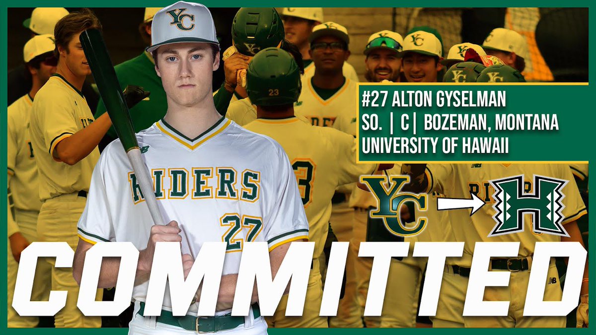 Congrats <a href="/AltonGyselman/">Alton Gyselman</a> on your commitment to <a href="/HawaiiBaseball/">Hawaii Baseball</a> 💪

#RoughriderProud