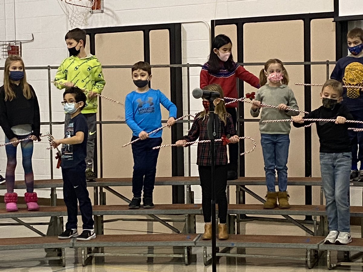 Practicing for our Winter Sing!