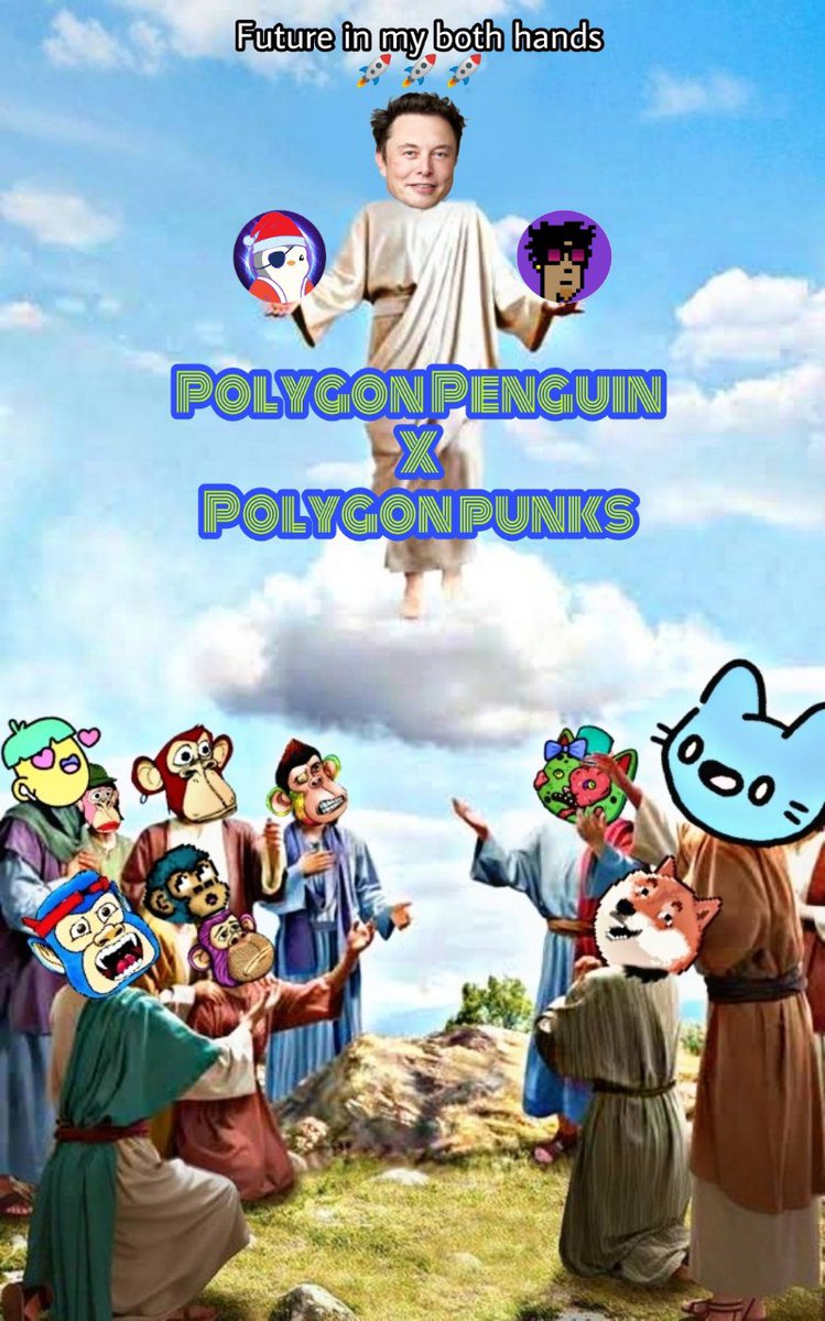 PolygonPenguins's tweet photo. 2โฃ4โฃ hrs remaining to get your Memes, Infographics & Tweets entered in for a chance to win a #PolyPunk & #PolygonPenguin NFT + $MATIC
โก๏ธ 3 winners
โก๏ธ 3x #PolyPunk NFT
โก๏ธ 3x #PolygonPenguin NFT
โก๏ธ $150 of $MATIC
๐ง๐ง๐ง๐ง๐ง
@realpolypunks https://t.co/lq9YMulbQU