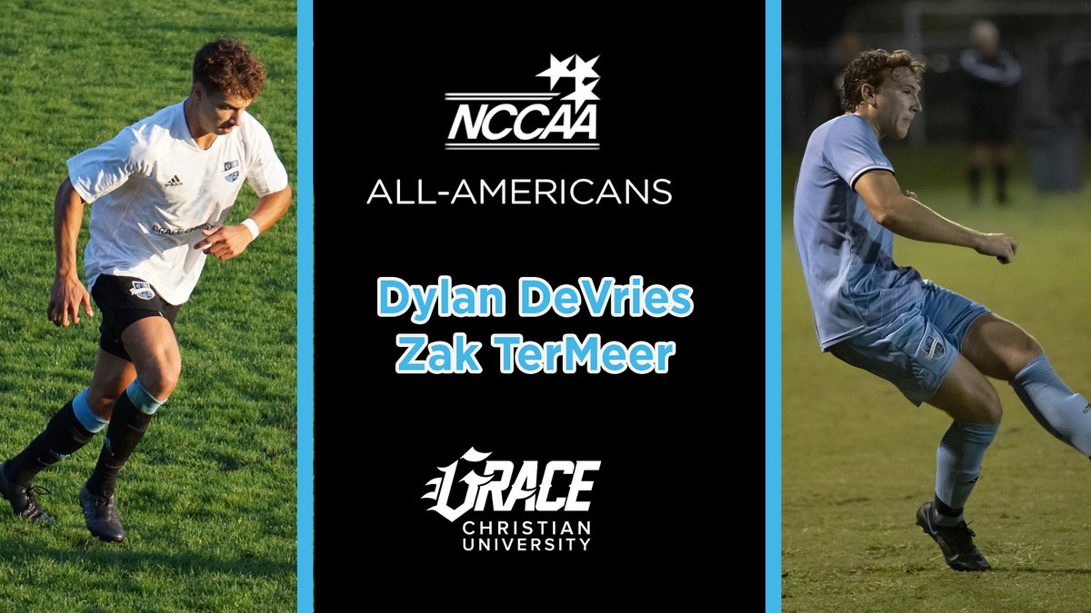 Zak TerMeer received All-American honors for the second straight season, and Dylan DeVries becomes the 3rd Tiger in program history to be a 3x 1st-Team All-American!

gracetigers.com/news/2021/12/8…