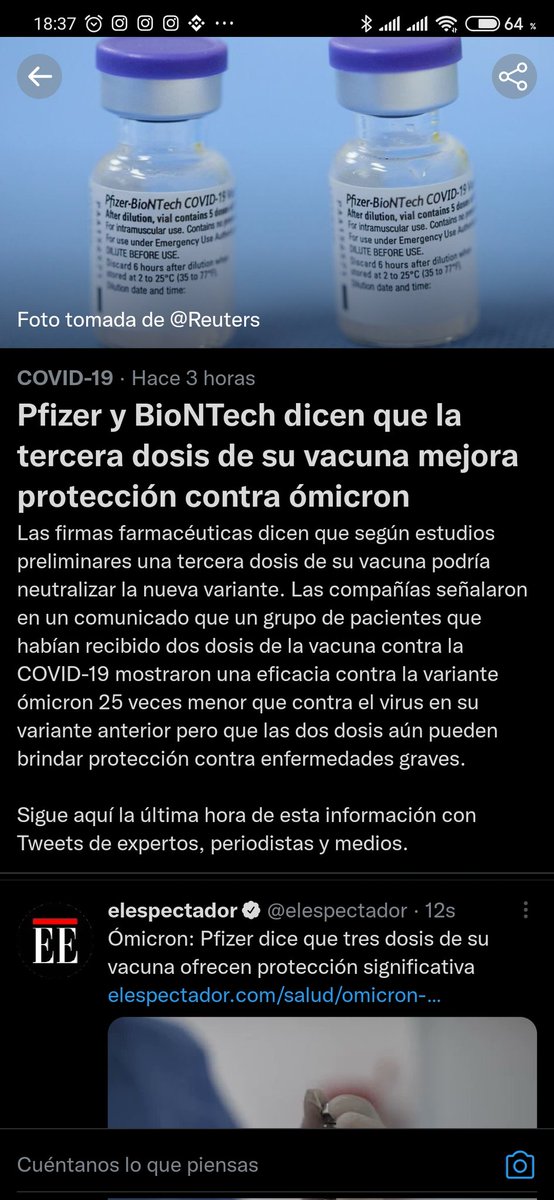 Ya se que pedir a los reyes magos!!!

En serio, nos tratan como a estupidos.
Variante descubierta hace 18 días y no solo tienen resultados preliminares en tiempo record sino que han descubierto que si a la vacuna de dos dosis le metes otra mas inmuniza la nueva variante.
COMPRA!