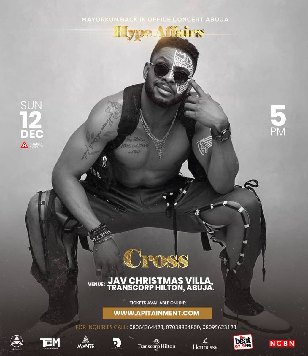 AbujaKulture's tweet photo. Meet your hypemen and hosts for Mayorkun Back in Office Concert!!!
TICKETS: https://t.co/svlW0eTpCP
@SpecialSlim @crossdabossike @TosanKeke_
#MayorkunLiveInAbuja
#backinofficeconcert https://t.co/z51AP0TyW6