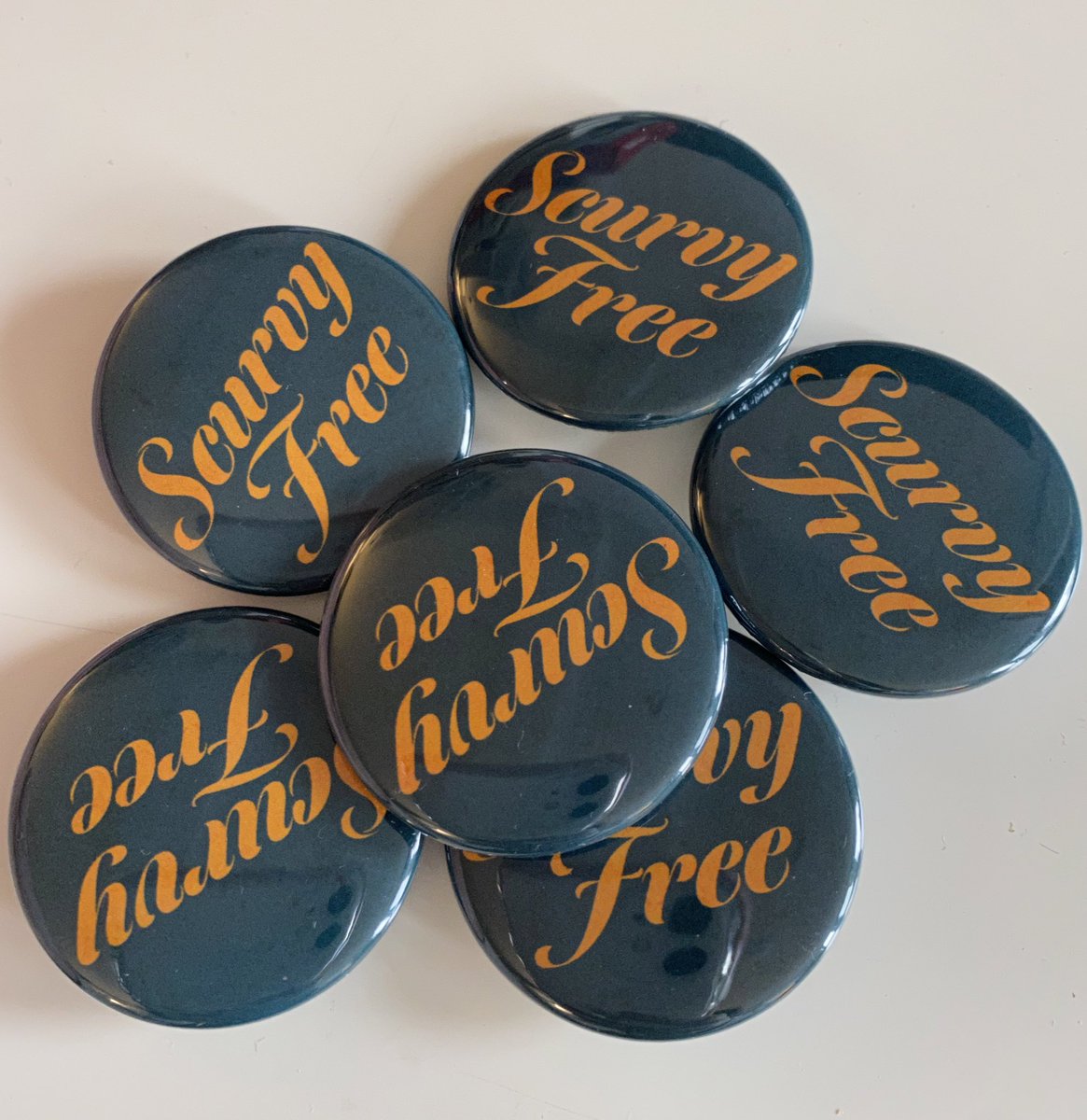 HEADS UP: we will be closing sales at theterrorzine.bigcartel.com at the end of the month!!! every order comes with a free SCURVY FREE badge which i know you are all eager to wear proudly 🙏