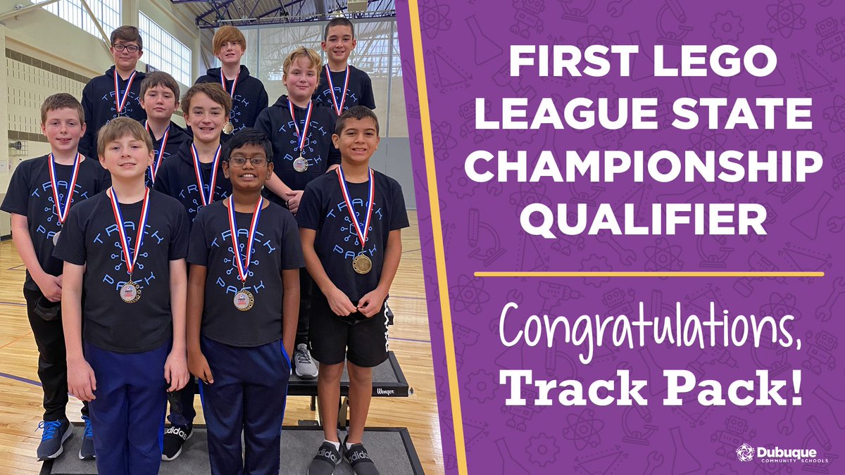 dbqschools's tweet image. We are proud to announce that Roosevelt&apos;s 6th grade @firstlegoleague team has advanced to state! Their coach said: &quot;They have grown so much and I am excited for them to be able to showcase their hard work at the state level!&quot; 🤖👏⚙️ #ComputerScienceEducationWeek #CSEverywhere