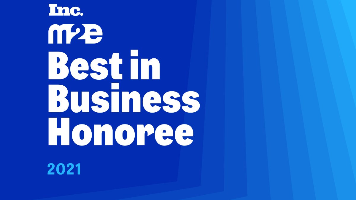 m2eConsulting's tweet photo. Congratulations to the m2e team! We’ve been recognized as a 2021 Inc. Magazine #BestInBusiness winner. #engineering #M2E #winner 
https://t.co/n2ppFaKUqa https://t.co/AUnB1cRqDf