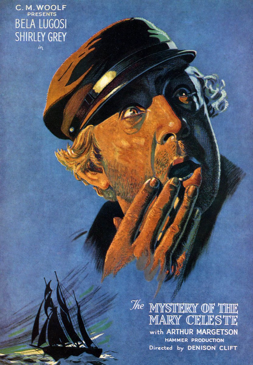 The House of Hammer 2021: a thread. Episode 1 - The Mystery of the Mary Celeste. The tale of the legendary ghost ship, starring Bela Lugosi! 😀

attaboyclarence.com/the-house-of-h…