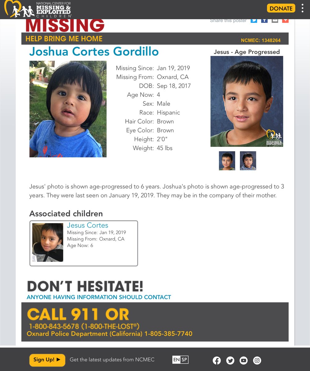 ju3ticeforgabby's tweet photo. #missing #MissingPerson #MissingChild #missingchildren #missingthemissing
Joshua Cortes Gordillo
#JoshuaCortesGordillo #joshuaCortes #JoshuaGordillo https://t.co/jsAqFZXNE7