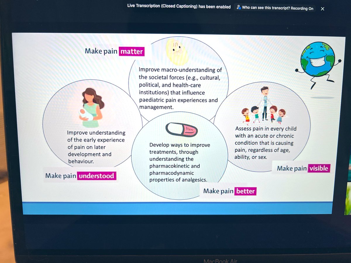 Karen Jooste, MD, MPH (@karenrjooste) on Twitter photo Delivering transformative action in paediatric pain: a Lancet Child & Adolescent Health Commission.
Inspiring to hear from Dr Emma Fisher and Professor Rebecca Slater:
1. Make pain matter
2. Make pain understood
3. Make pain visible
4. Make pain better
#PedsPMC <a href="/NoNeedlessPain/">Stefan J. Friedrichsdorf, MD</a> Delivering transformative action in paediatric pain: a Lancet Child & Adolescent Health Commission.
Inspiring to hear from Dr Emma Fisher and Professor Rebecca Slater:
1. Make pain matter
2. Make pain understood
3. Make pain visible
4. Make pain better
#PedsPMC <a href="/NoNeedlessPain/">Stefan J. Friedrichsdorf, MD</a>