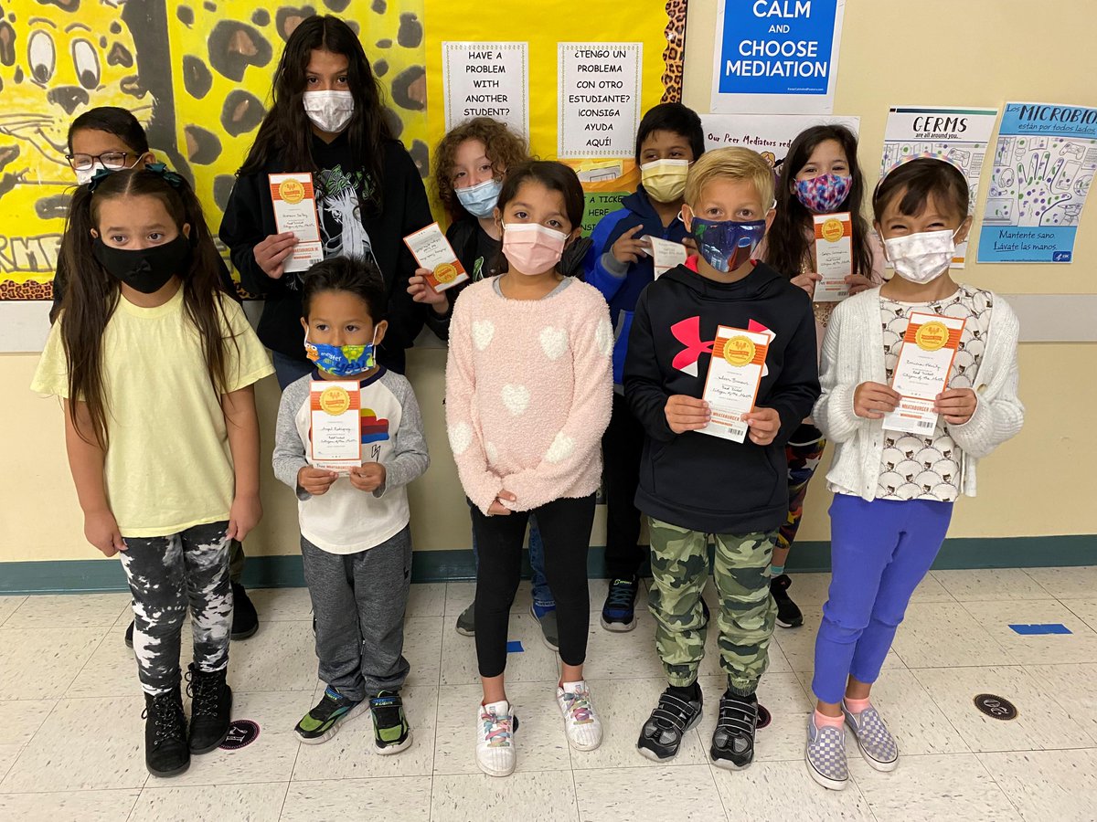 Congratulations to our Red Ticket winners! Red Tickets are given to students when they are seen following the three B’s (Be Safe, Be Respectful, Be Responsible).