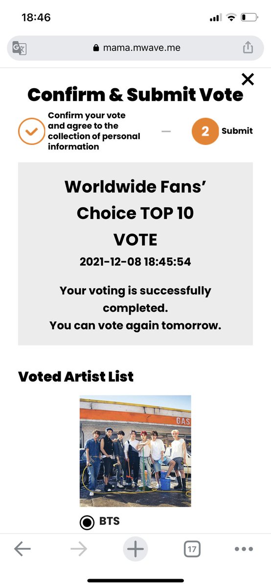 vantaebubble's tweet photo. ARMY VOTE ON MAMA FOR BTS!!!
Lleva menos de 2 minutos votar por los tannies, háganlo con todas las cuentas que puedan y tengan ✨

https://t.co/AnG5QgeY9T

#BTS #ARMYGameOnMAMA #ARMY GLOBAL VOTING PARTY https://t.co/138MOdXQur