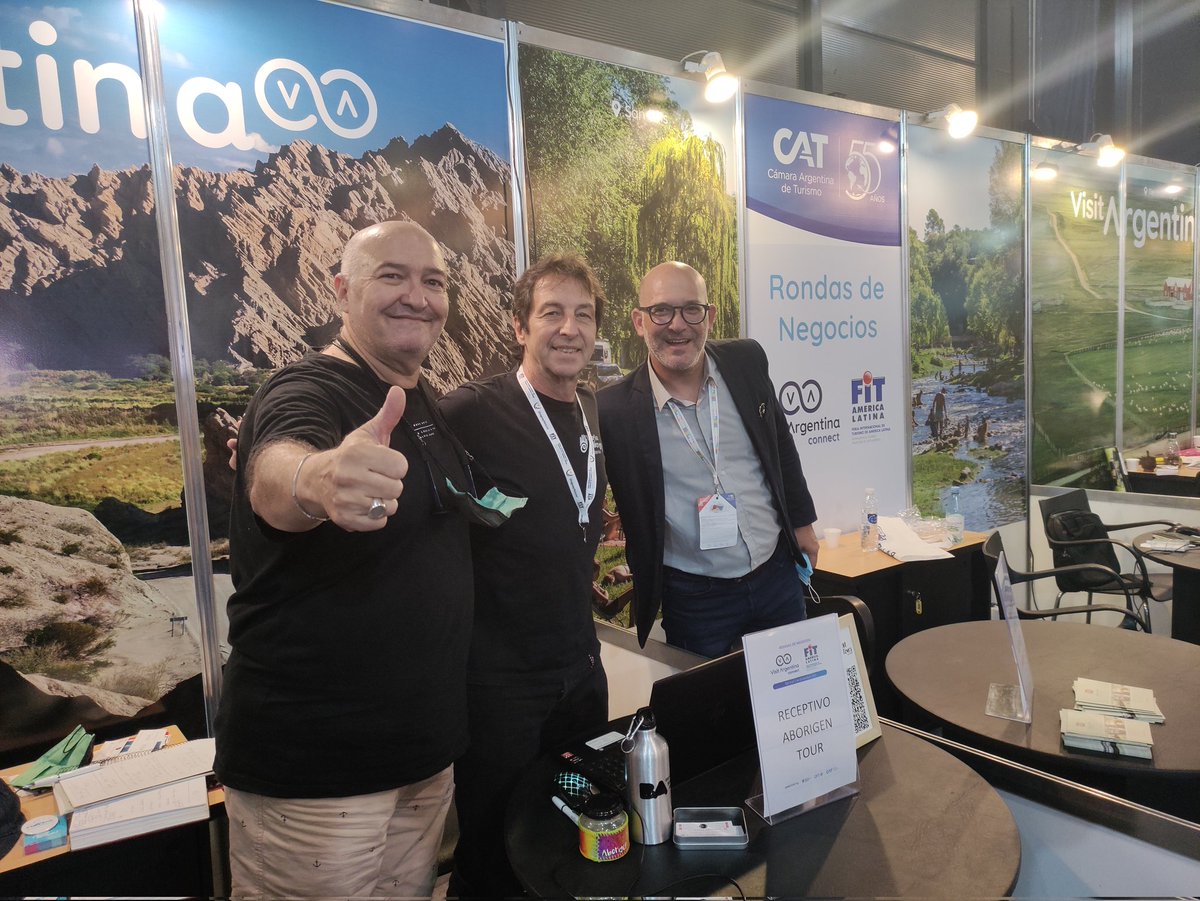 Nos visitó en la #fit <a href="/AborigenTours/">Aborigen Tours</a> un amigo groso y solidario que nos apoya siempre <a href="/LarrydeClayOK/">Raul Biaggioni Cuenta Oficial</a> ❤️🦁 @elleoncitodan