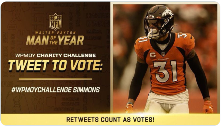 ugandasjoy01's tweet photo. Stop what you're doing and RT!
@jsimms1119 #WPMOYChallenge #WPMOY 
#BroncosCountry https://t.co/WL9B29uQPa