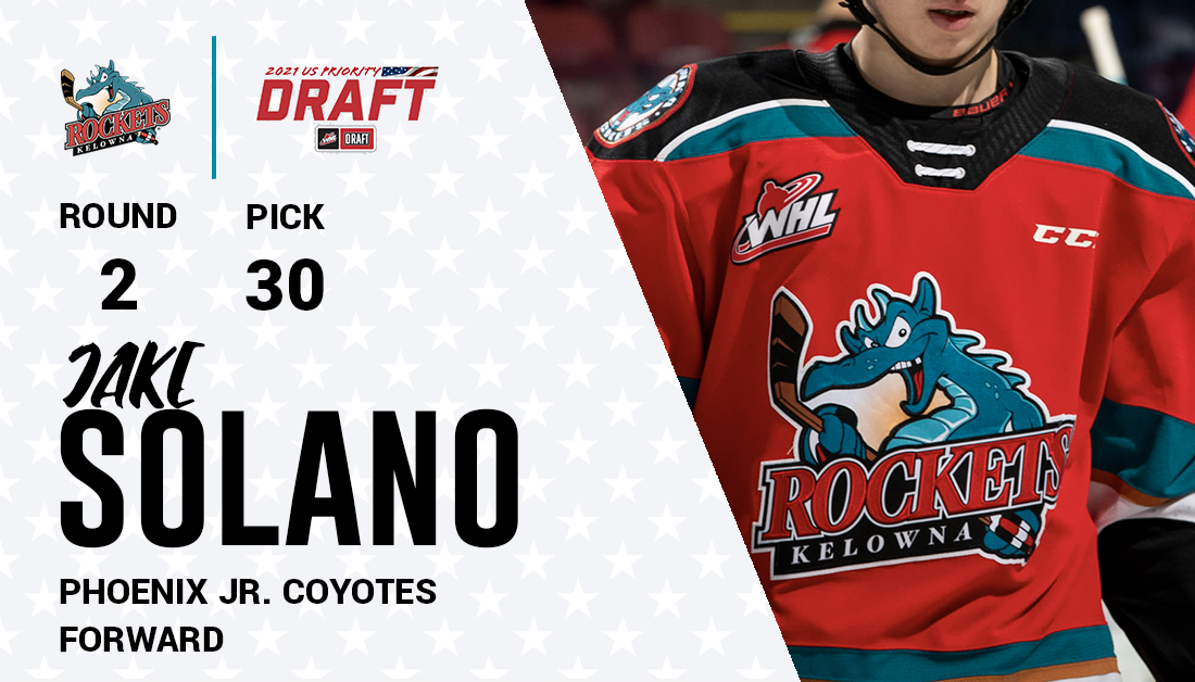 Kelowna_Rockets's tweet photo. Jake Solano is the newest Rocket 🚀 https://t.co/AwI2MZBOrp