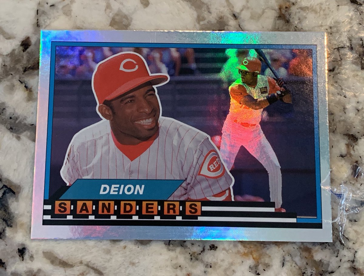 MikeDubsRadio's tweet photo. Yoooo got a @Topps @DeionSanders card!! #ArchivesBaseball https://t.co/KX5CIIKn1O
