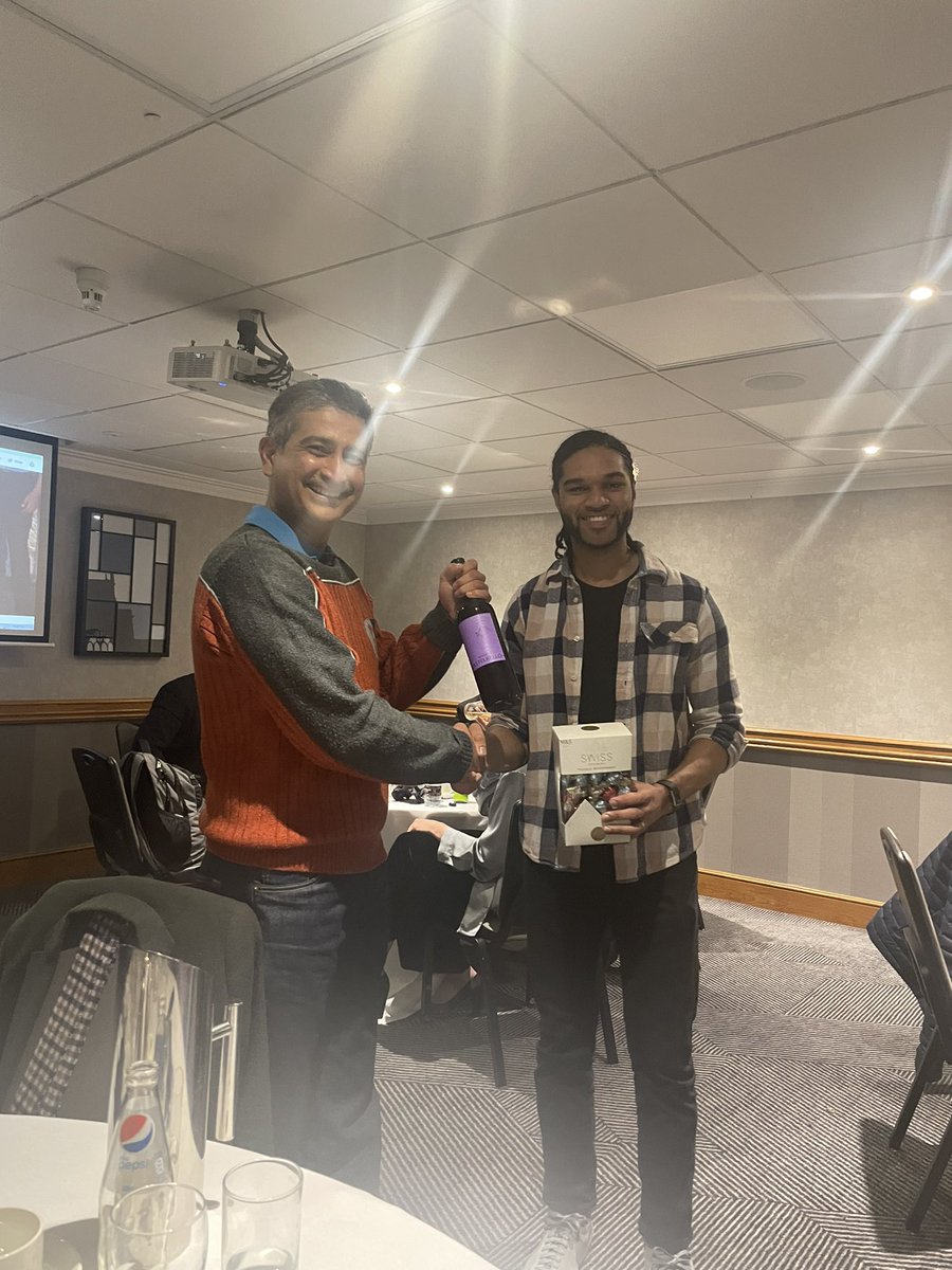 A very well deserved winner of HMRC. <a href="/spatiluk/">Sunit Patil</a> <a href="/RosieAnnOrtho/">Rosie Wall</a> <a href="/OrthopodFarhan/">Farhan</a>