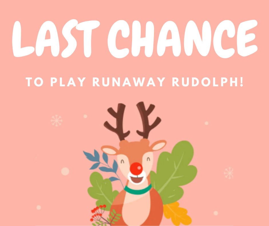 CluetopiaRooms's tweet photo. This is the Last Year that Runway Rudolph will be with us! So make sure to not miss out This December! 
Book here: https://t.co/W97Qx7DKaT
-
-
-
#escaperoom #trickyescape #xmas #rudolph #fun #adventure https://t.co/RPGYgPosUF