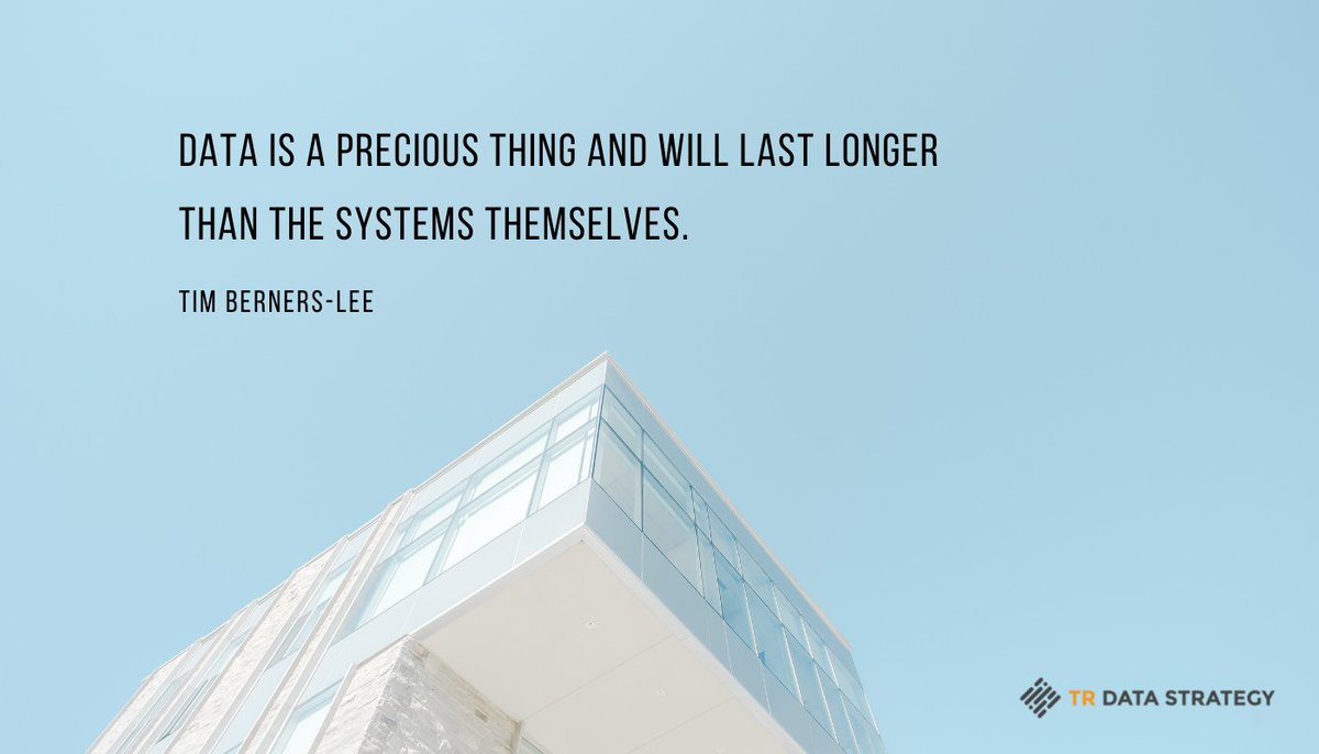 TRDataStrategy's tweet image. Data is precious. #WednesdayWisdom