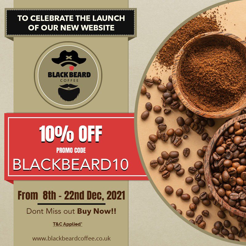 BlackBeardCoff1's tweet photo. AND ITS LIVEEEEEEE...🙌🙌
Brewing in the background has been our website, and I'm so happy for it to now be live so everyone can now get theirs hands on @BlackBeardCoff1!
To announce the launch and first day of us being online we are offering a 10% discount code! Website in bio https://t.co/RQLnyDGUCG