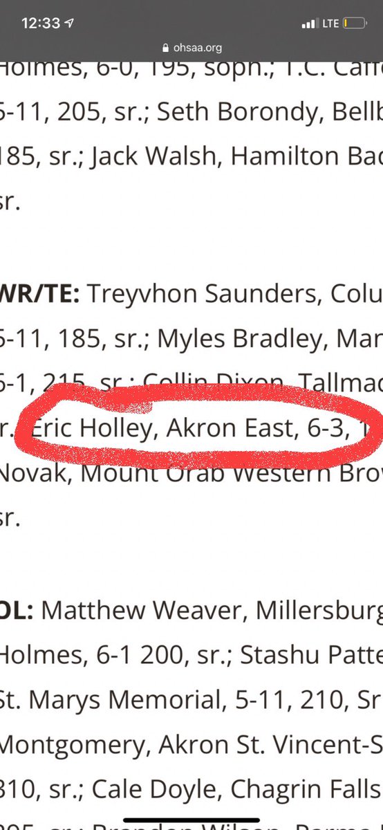 EricHolleyIII1's tweet photo. 1st Team All-State Wide Receiver #Blessed #AccomplishedGoals🙏🏼🔥🔥🔥 https://t.co/GRb98pLRXG