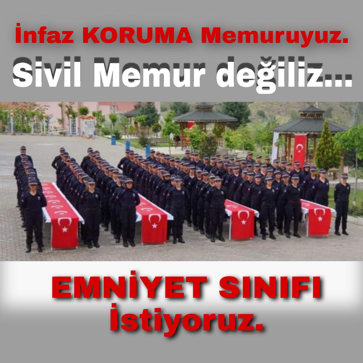 CezaeviSendika's tweet photo. #CezaevindeÇALIŞANLAR olarak bizler ; 
Pandemi sürecini Cezevinde yatılı izolasyon ile geçirdik. 

Hain darbe girişimi dönemini fazla mesai yaparak yoğun çalıştık. 

Fakat yıllarca yetersiz haklar ile çalışıyoruz. https://t.co/89Rc06jQqW
