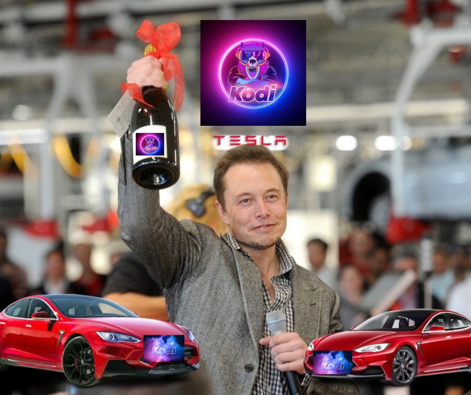staavnn's tweet photo. @Kodi_Coin @elonmusk @Tesla Hey Elon, Kodi has NFTs with nice surprise rewards. One of the awards is Tesla. Tesla is a very good car, maybe you've heard of it. A new generation car. Maybe you know the owner too. I think you should not miss this opportunity. If you win, we'll clink our glasses ;) https://t.co/2flpJekvBT