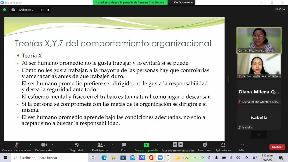 LAC_CMT's tweet photo. El día de ayer concluyó el Módulo V "Liderazgo" a cargo de la tutora Carmen Díaz Novelo del programa #EllaEnElDesarrolloDeInternet #Gen21CMT con el taller “Liderazgo y Trascendencia”.

🤝Agradecemos a todos los speakers que nos apoyaron en las sesiones de este módulo. https://t.co/nlZJFIbZP1
