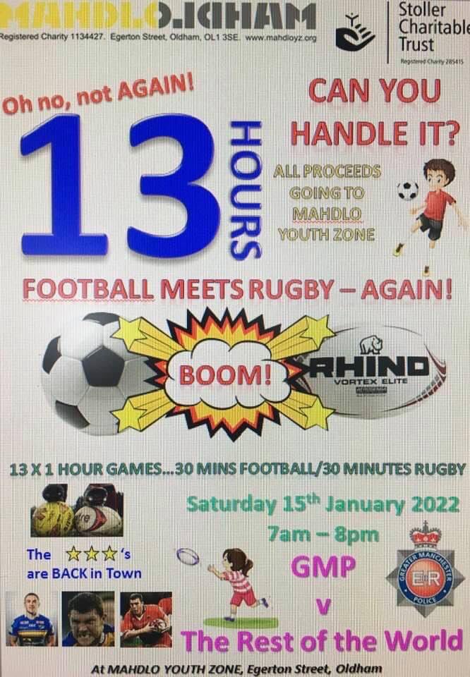 Boom 💥 Teams confirmed. Five weeks to go! Fund raising to start next week (watch this space). Thanks to everyone who is playing and all those who have donated. Watch this space. <a href="/RLBarrieMc10/">Barrie McDermott 🏉</a> @Barrowthonman <a href="/mahdloyouthzone/">Mahdlo Youth Zone</a>
