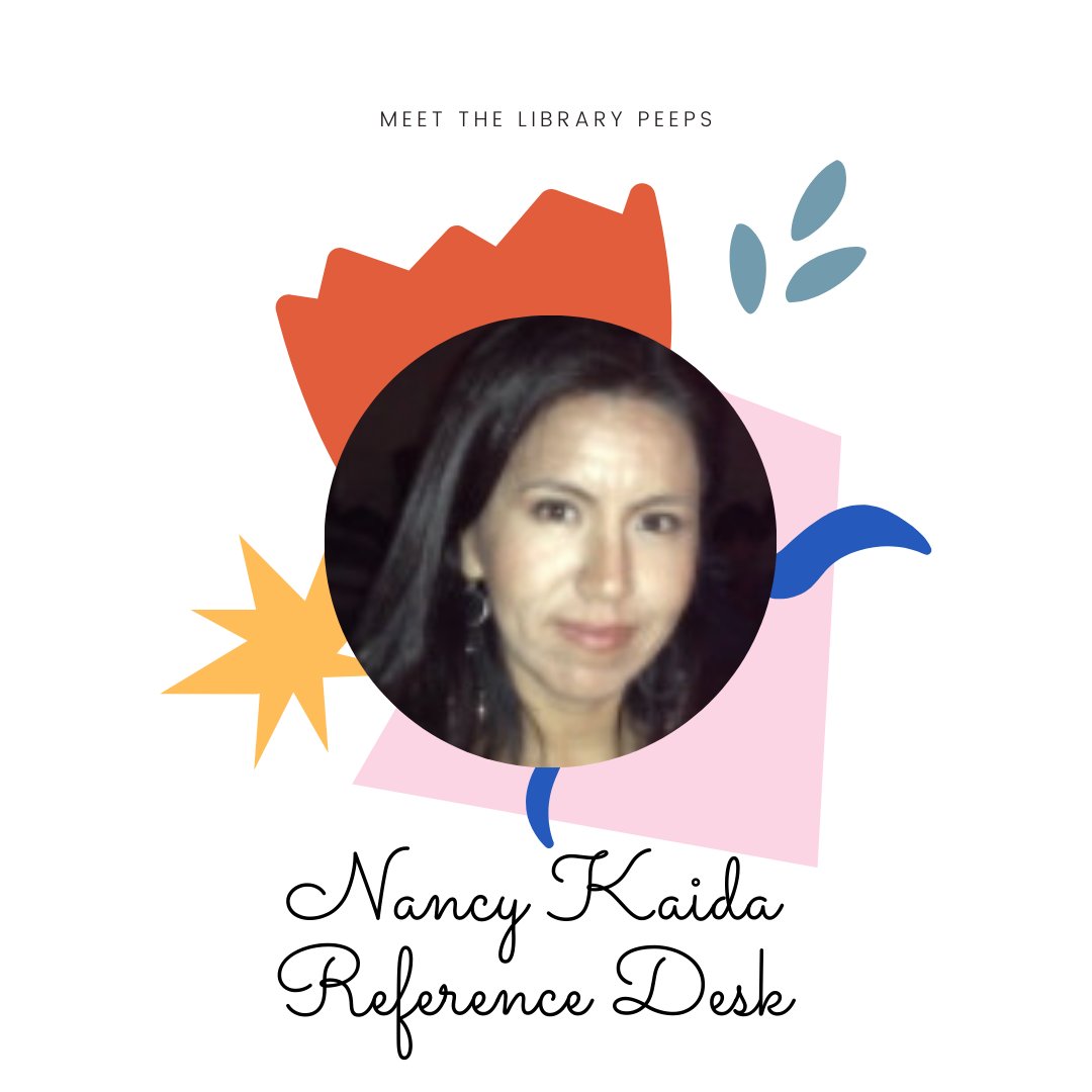 NVCLibrary's tweet photo. Meet the Library Peeps!

Name: Nancy Kaida
Title: Librarian
Roams: Reference Desk (plus, Chat and Zoom!)

Fav Lib Thing: Helping students with research

#nvclibrary #meetlibrarypeeps https://t.co/a5ymJGUDwC