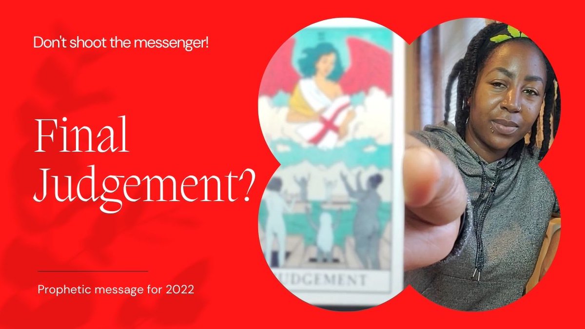 mahtaj_massage's tweet photo. NEW YOUTUBE VIDEO OUT NOW!!! 

Prophetic nessage for 2022 | Is the Final Judgement upon us??? 

https://t.co/qwTtsGOclw

❤💛💚 

#newvideo #youtubechannel #newyoutubevideo #propheticmessage #energyupdate #judgementday #finaljudgement #secondcoming #endtimes #spiritualwarfare https://t.co/Pgf8GAEYCc