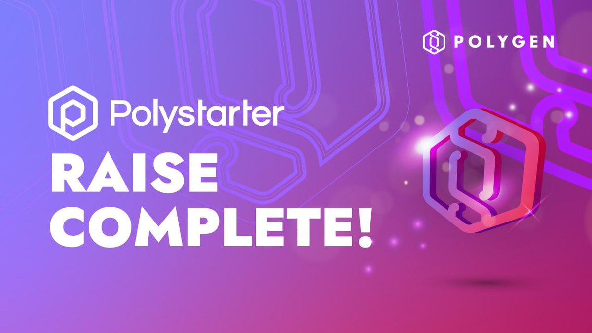 Wow-what a result for our $PGEN on Polystarter IDO! ⚡️Over 850,000 deposited! ⚡️2900 applied 🚀Once again, we would like to thank our community & get ready for a successful listing on Friday 10th Dec! #IDO #Launchpad #Crypto