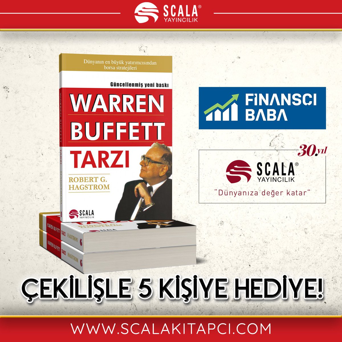 Çekilişe nasıl katılırım?

📌<a href="/finanscibaba/">Finansçı Baba</a> hesabını takip et

📌<a href="/Scala_Kitapci/">Scala Kitapçı</a> hesabını takip et

📌Bu gönderiyi retweetle

❗Herkese açık olan hesapların katılımları geçerlidir

🛑Son katılım 11 Aralık Cumartesi 18.00 

#FinansalOkuryazarlık #kitap #WarrenBuffett #kitaptavsiyesi