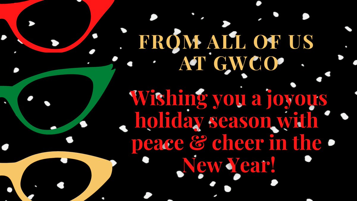 GWCOptometry's tweet photo. Wishing our Ophthalmologist community a joyous holiday season! #GWCO #happyholidays #ophthalmology https://t.co/yOzDiihU5L