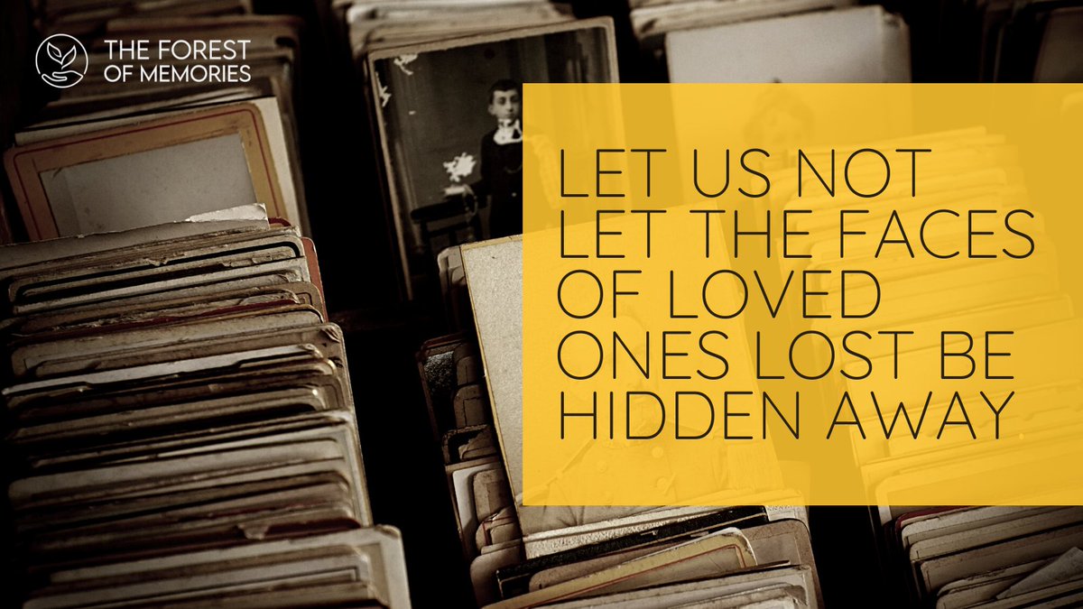 We can't let the face of those taken too soon fade away like photos left in the sun.

Remember them with a Memory Tree @ theforestofmemories.com

#memory #loss #love #covid #memories #namesnotnumbers #remember #tree #memorytree #covid19 #lost #remembrance #photography #PHOTOS
