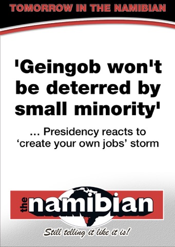 The Namibian tweet media