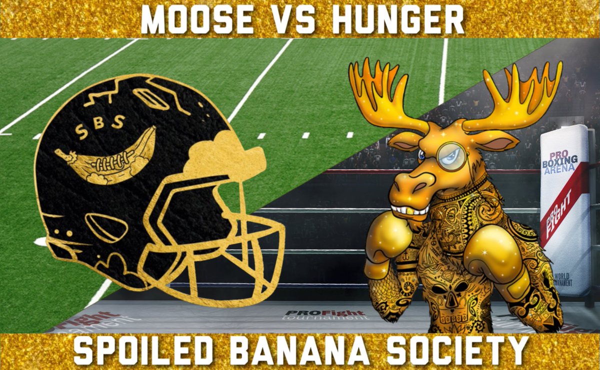 MooseVsHunger's tweet photo. 🥊🍌Did you know that all Moose holders are automatically whitelisted for @SBananaSociety!

🎮All moose holders are also able to participate in our play P2E games first tournament next week with over 4 ETH in prizes!

💰Mint price: .055 ETH

✅Mint here: https://t.co/lrEcK18kXA https://t.co/xhs255FoTF