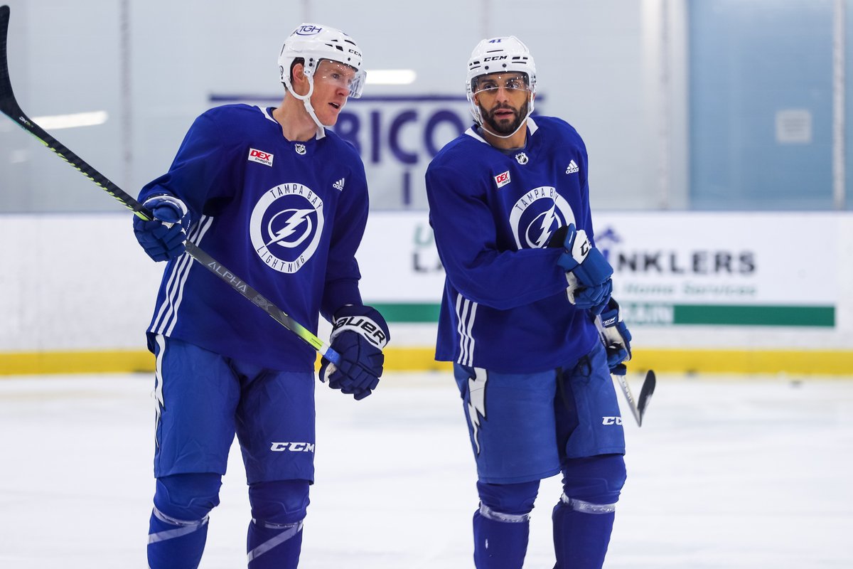 TBLightning's tweet photo. Welcome to the crew, @rileynash20! 👋 https://t.co/z6jb0Uk0hi