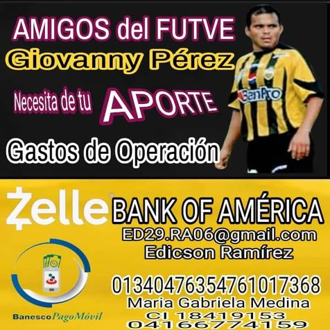 ChaconCarlosLui's tweet photo. Giovanny Pérez jugó en @DvoTachira @Caracas_FC @ZamoraFutbolC @EstudiantesMEFC Italchacao, Unión Atlético Maracaibo, Nacional Táchira, ULA, @DeporPasto y la Vinotinto. Hoy necesita tu ayuda para operar un tumor maligno. https://t.co/JlXDgE6pT8