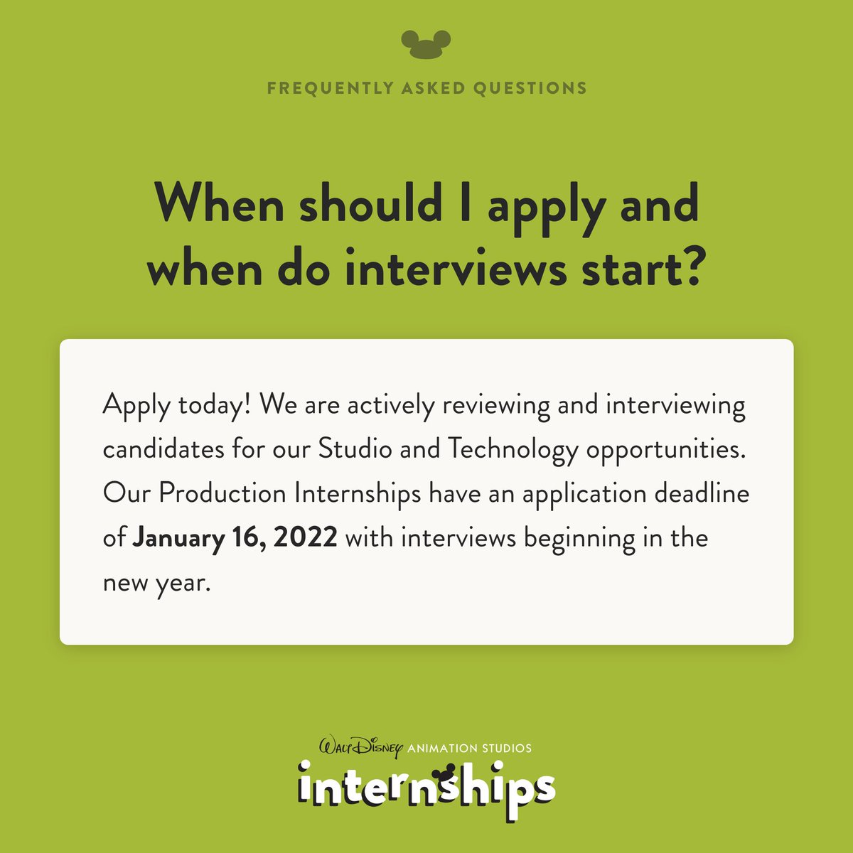 Disney Animation Careers tweet media