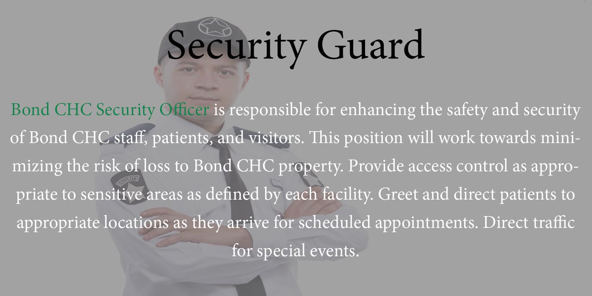 Bond Comm Health Center, Inc. tweet media